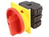 Rotary cam switch 63A, 400VAC, 1 section, 3 contacts, 2 positions, P3-63/EA/SVB, access control