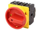 Rotary cam switch 63A, 400VAC, 1 section, 4 contacts, 2 positions, P3-63/EA/SVB/N, access control