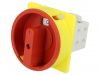 Rotary cam switch 25A, 690VAC, 2 sections, 3 contacts, 2 positions, S25JU1103A6R, access control