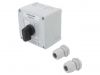 Rotary cam switch 16A, 690VAC, 3 sections, 3 contacts, 2 positions, SK16-2.8211\OB11