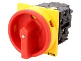 Rotary cam switch 20A, 400VAC, 2 sections, 4 contacts, 2 positions, T0-2-8900/EA/SVB, access control