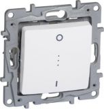 Switch, 10A, 250VAC, for built-in, white, Niloe 664518, Legrand