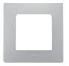Frame, Legrand, Niloe, 1-gang, aluminium color, 397041 
