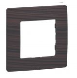 Frame, Legrand, Niloe, 1-gang, dark wood color, 397091