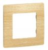 Frame, Legrand, Niloe, 1-gang, light wood color, 397095 
