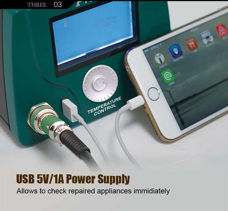 Soldering station, SS-257B, 500°C, 75W, 230VAC, PRO'S KIT