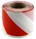 Сигнална лента, червено-бяла, 50mm x 500m, DECOREX