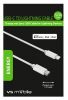 Cable for iPhone and iPad, Lightning - USB Type-C, 1m, white - 2