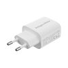 Phone charger, USB and USB Type-C, 30W, white, KM0855, Kruger&Matz - 2