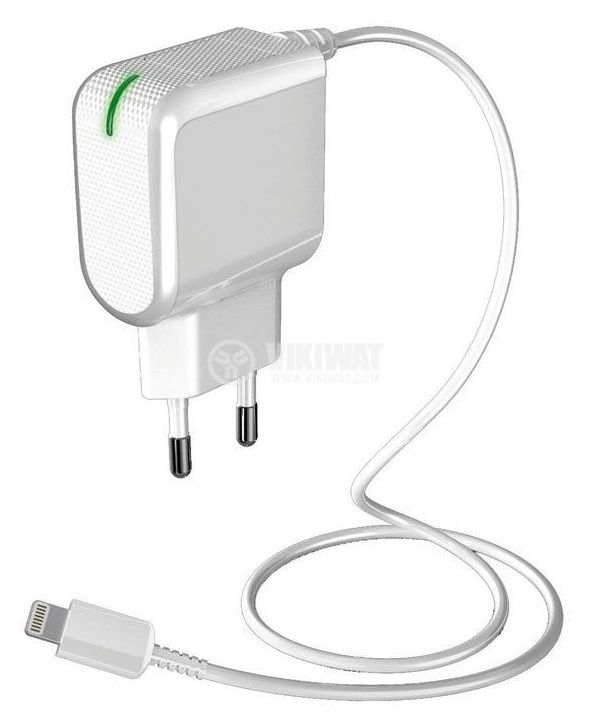 Зарядно за iPhone, Apple продукти, с Lightning кабел, TC24A8P