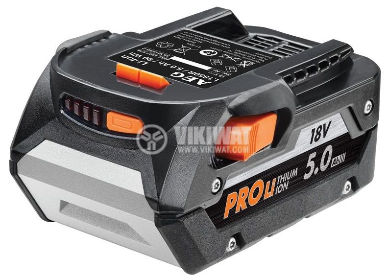 Rechargeable battery L1850R, 18V, 5Ah for power tools AEG POWERTOOLS