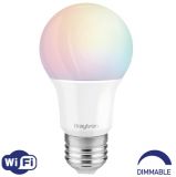 LED лампа, 9W, E27, 230VAC, 806lm, RGB, димируема, BA13-00929, Wi-Fi Smart