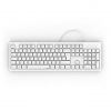 Keyboard HAMA KC-200, with cable, USB, white
 - 1