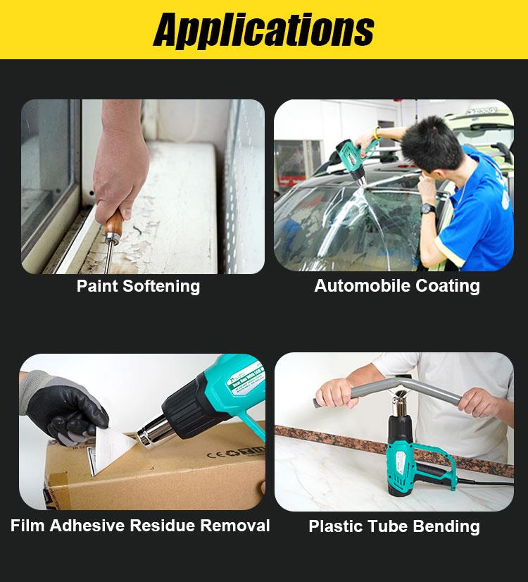 Hot air gun, SS-630B, 2000W, 230VAC, 50~600°C, PRO'S KIT