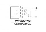 Капацитивен датчик, CD30P31L, 10-30 VDC, PNP, NO+NC, М30x80mm, 15mm, неекраниран - 3 - Викиват Капацитивен датчик, CD30P31L, 10-30 VDC, PNP, NO+NC, М30x80mm, 15mm, неекраниран - 3