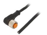 Sensor cable 1206 04 L2 002 5M, 4pins, angled connector, 5m, M12mm