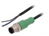 Sensor cable SAC-3P-M12MS/3,0-PVC, 3pins, 3m, M12mm
