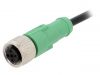 Sensor cable SAC-3P-1,5-PVC/M12FS, 3pins, 1.5m, M12mm