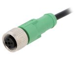Sensor cable SAC-3P-1,5-PVC/M12FS, 3pins, straight connector, 1.5m, M12mm