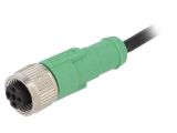 Sensor cable SAC-3P-3,0-PVC/M12FS, 3pins, straight connector, 3m, M12mm