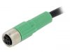 Sensor cable SAC-4P-3,0-PVC/M8FS, 4pins, straight connector, 3m, M8mm
