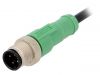 Sensor cable SAC-4P-M12MS/1,5-PVC, 4pins, 1.5m, M12mm