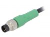 Sensor cable SAC-3P-M8MS/1,5-PVC, 3pins, 1.5m, M8mm