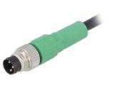 Sensor cable SAC-3P-M8MS/1,5-PVC, 3pins, straight connector, 1.5m, M8mm