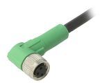 Sensor cable SAC-3P-3,0-PUR/M8FR, 3pins, angled connector, 3m, M8mm