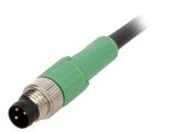 Sensor cable SAC-3P-M8MS/3,0-PUR, 3pins, straight connector, 3m, M8mm