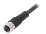 Sensor cable AB-C3-5,0PUR-M8FS, 3pins, straight connector, 5m, M8mm
