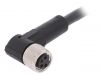 Sensor cable AB-C4-10,0PUR-M8FA, 4pins, angled connector, 10m, M8mm