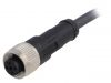 Sensor cable AB-C4-10,0PUR-M12FS, 4pins, 10m, M12mm