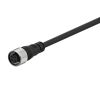 Кабел за датчик CID4-10T, 4пина, прав конектор, 10m, M12mm
