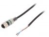 Sensor cable AB-C4-10,0PUR-M12FS-2L, 4pins, 10m, M12mm