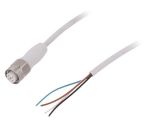 Sensor cable AB-C4-15,0TPE-M12FS-HD, 4pins, straight connector, 15m, M12mm