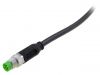 Sensor cable 7000-08011-6110300, 4pins, straight connector, 3m, M8mm