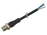 Sensor cable 7000-12021-6140300, 4pins, straight connector, 3m, M12mm
