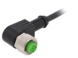 Sensor cable 7000-12341-6341500, 4pins, angled connector, 15m, M12mm