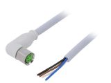 Sensor cable 7014-08101-2110500, 4pins, angled connector, 5m, M8mm