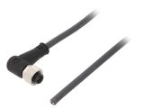 Sensor cable SAIL-M12BW-5-5.0U, 5pins, angled connector, 5m, M12mm
