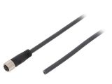 Sensor cable SAIL-M8BG-4-5.0U, 4pins, straight connector, 5m, M8mm