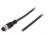 Sensor cable SAIL-M12BG-5-5.0U, 5pins, straight connector, 5m, M12mm