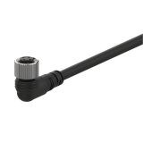 Кабел за датчик CLAH2-2, 4 пина, 2 кабела, ъглов конектор, 2m, M12mm