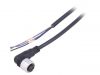 Sensor cable CLD3-2, 3pins, angled connector, 2m, M12mm