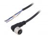 Sensor cable CLD3-5, 3pins, angled connector, 5m, M12mm