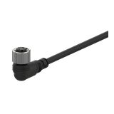 Sensor cable CLD3-5, 4 pins, 3 pins, angled connector, 5m, M12mm