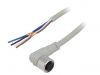 Sensor cable CLDH4-5, 4pins, angled connector, 5m, M12mm