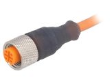Sensor cable RKT 4-07/2M, 4pins, straight connector, 2m, M12mm