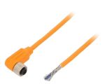 Sensor cable RKWTS 4-182/10M, 4pins, angled connector, 10m, M12mm
